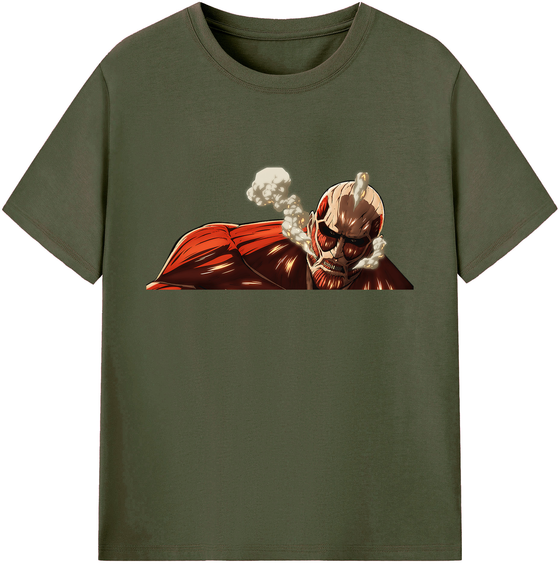 （画像用） 進撃の巨人 Attack on Titan 綿100％ メンズ半袖Tシャツ｜肌触りやわらか＆通気性